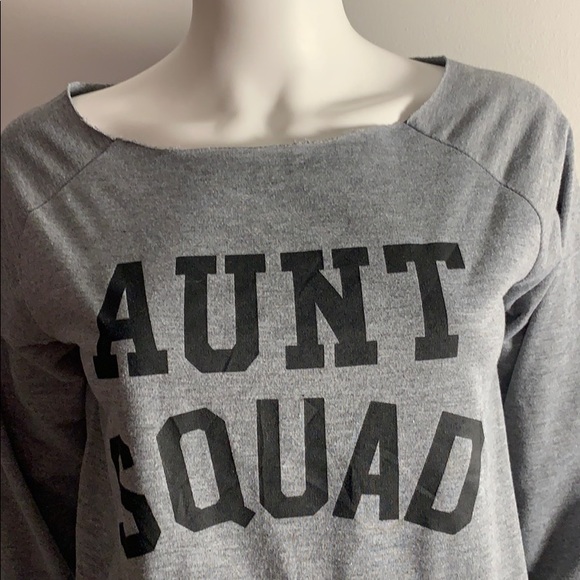 Aunt Squad Soft Grey Sweater - Picture 3 of 4